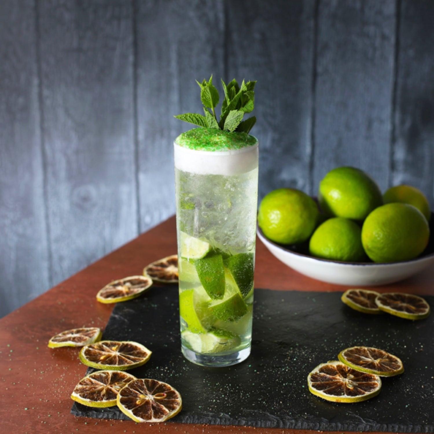 Green Lemon Cocktail Sugar