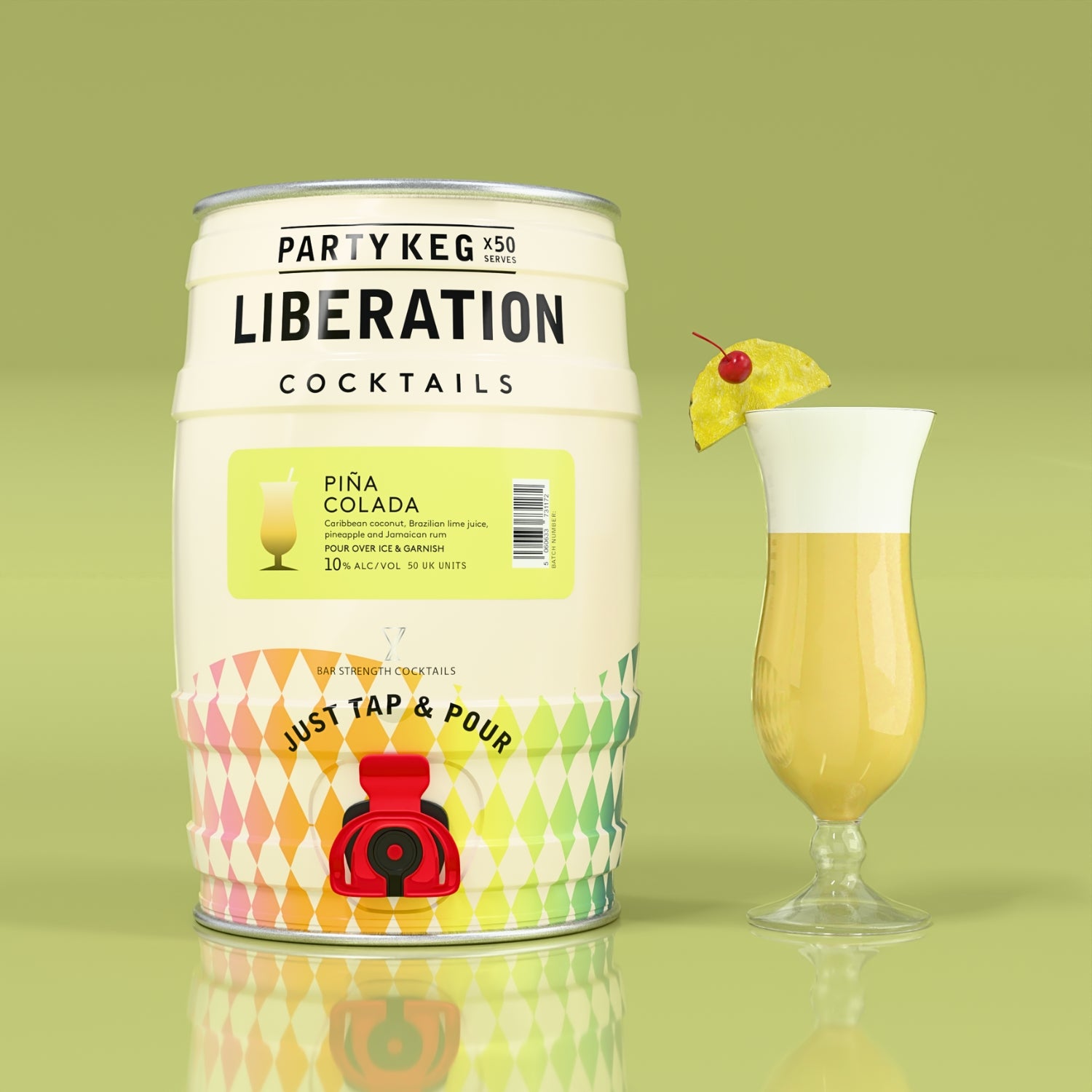 Piña Colada 5L Party Keg