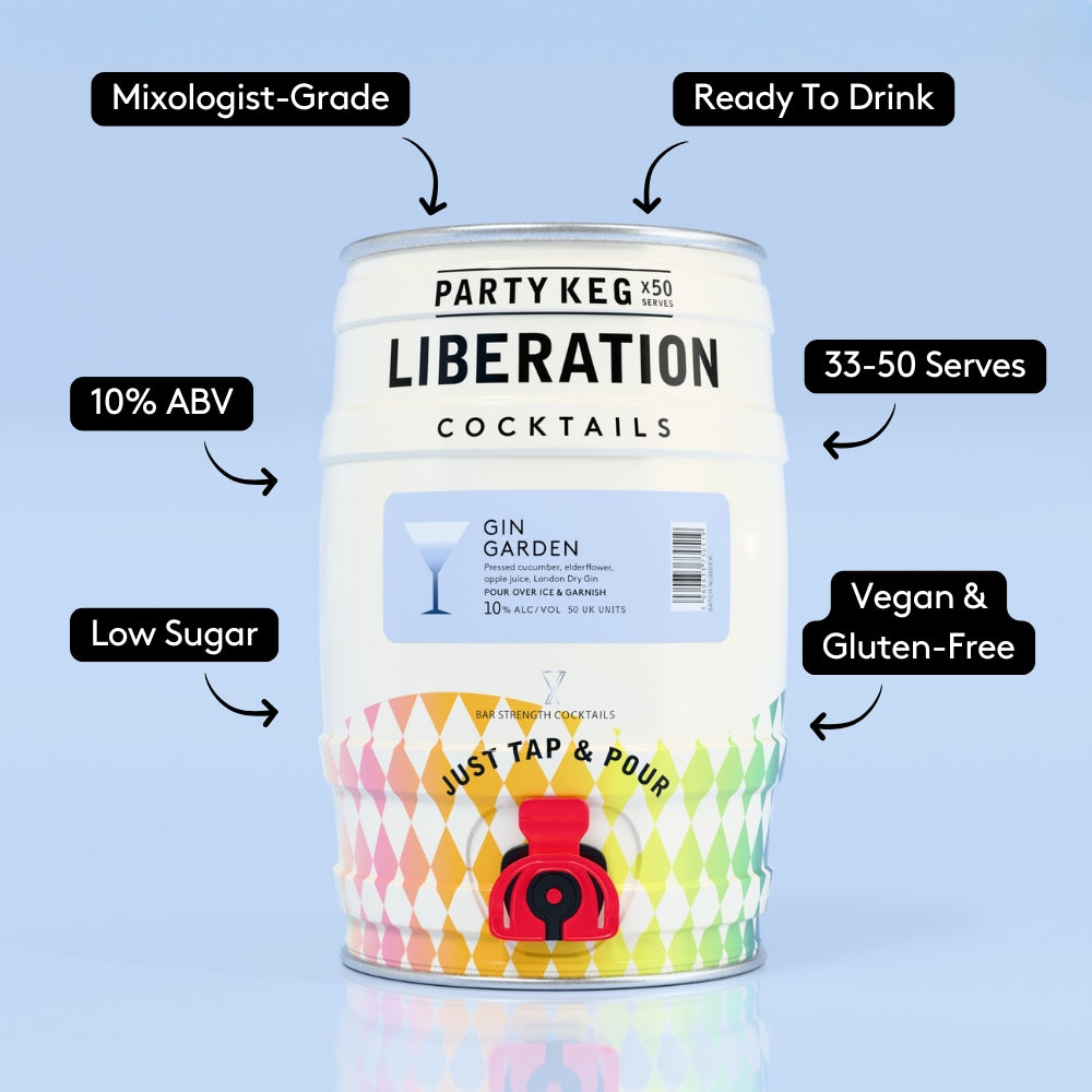 Gin Garden 5L Party Keg