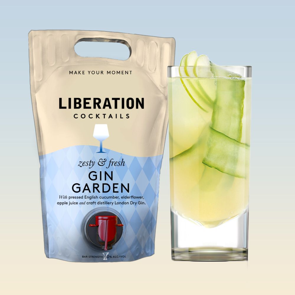 Gin Garden Cocktail Pouch 1.5L, English Garden Cocktail