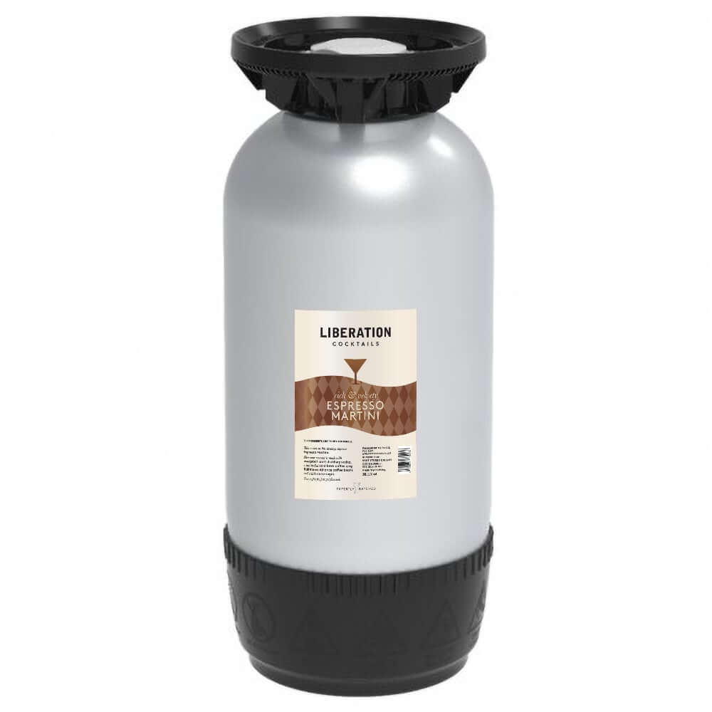 premixed espresso martini in 20l keg