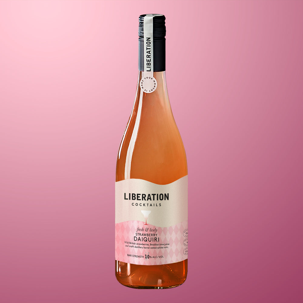 Strawberry Daiquiri Gift Set, Pre Made Cocktail Gift Set