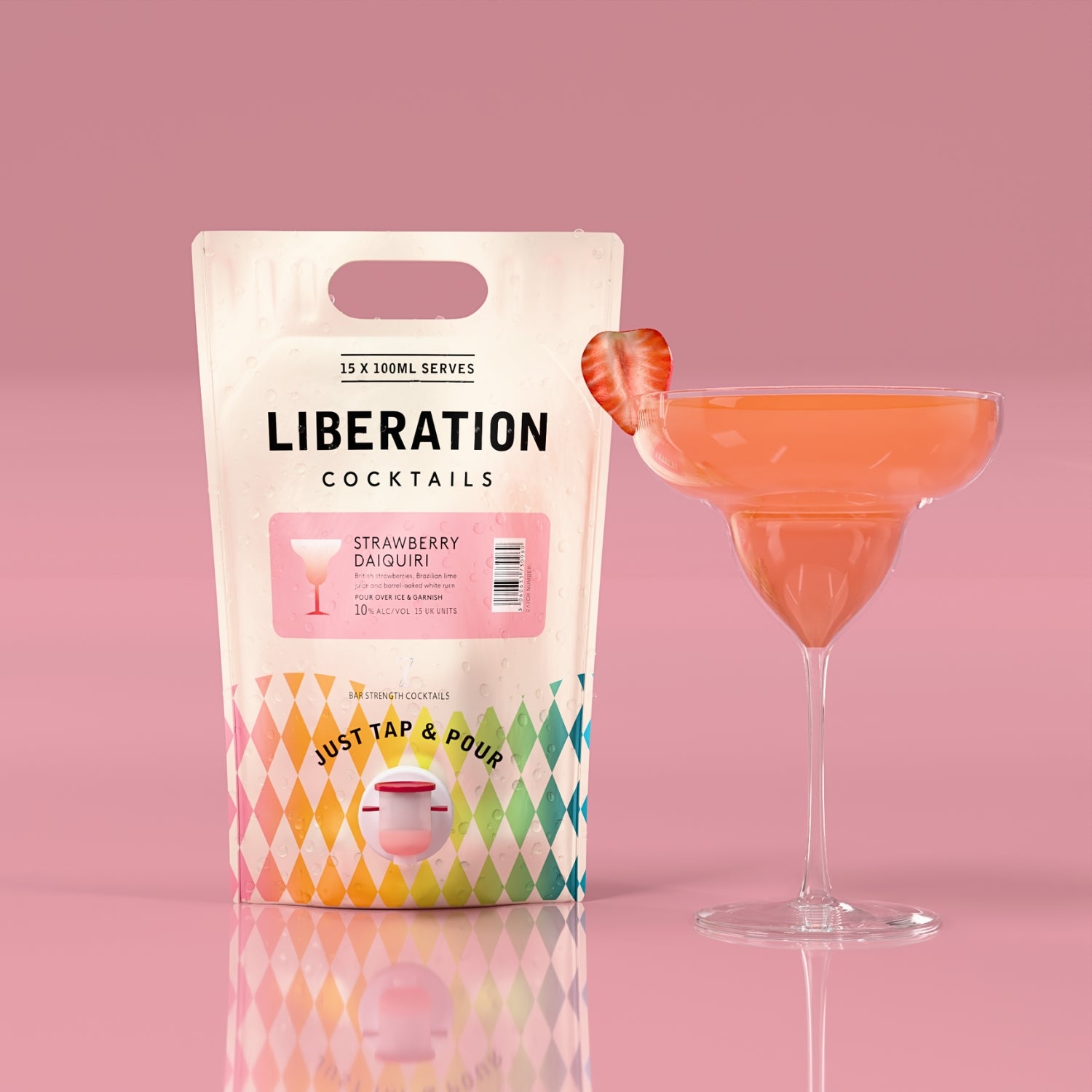 Strawberry Daiquiri 1.5L Pouch