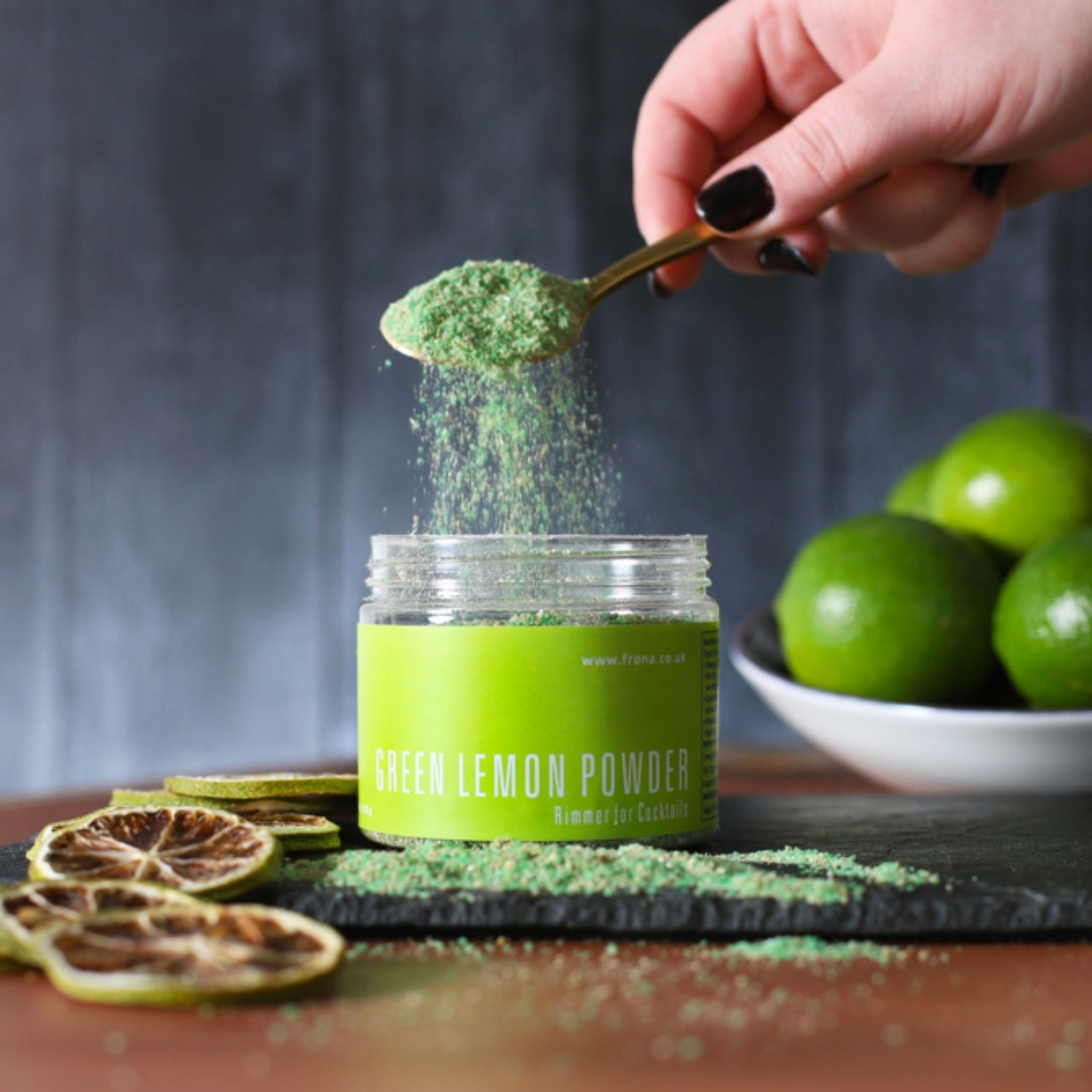 Green Lemon Cocktail Sugar