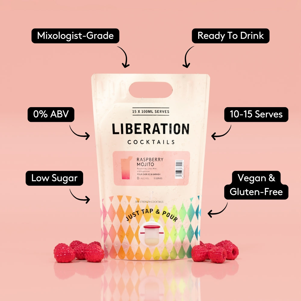 Raspberry Mojito 1.5L Pouch