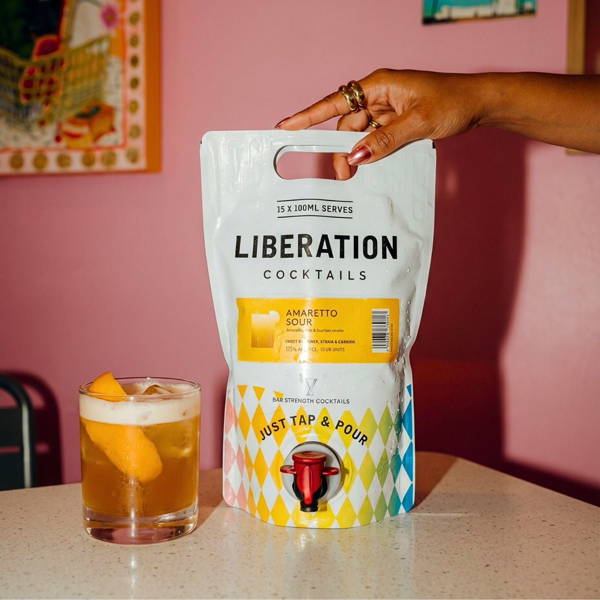 Amaretto Sour 1.5L Pouch