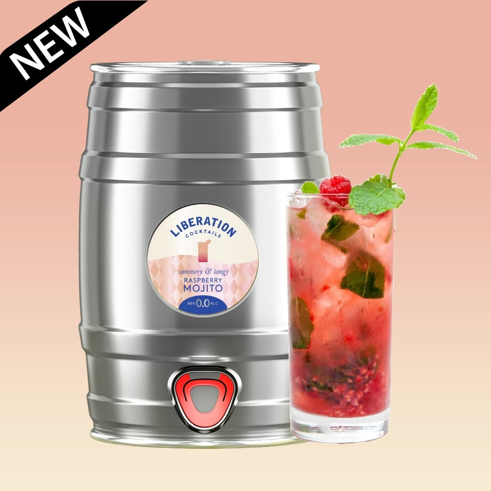 Raspberry Mojito 5L Cocktail Keg, Ready Made Raspberry Mojito
