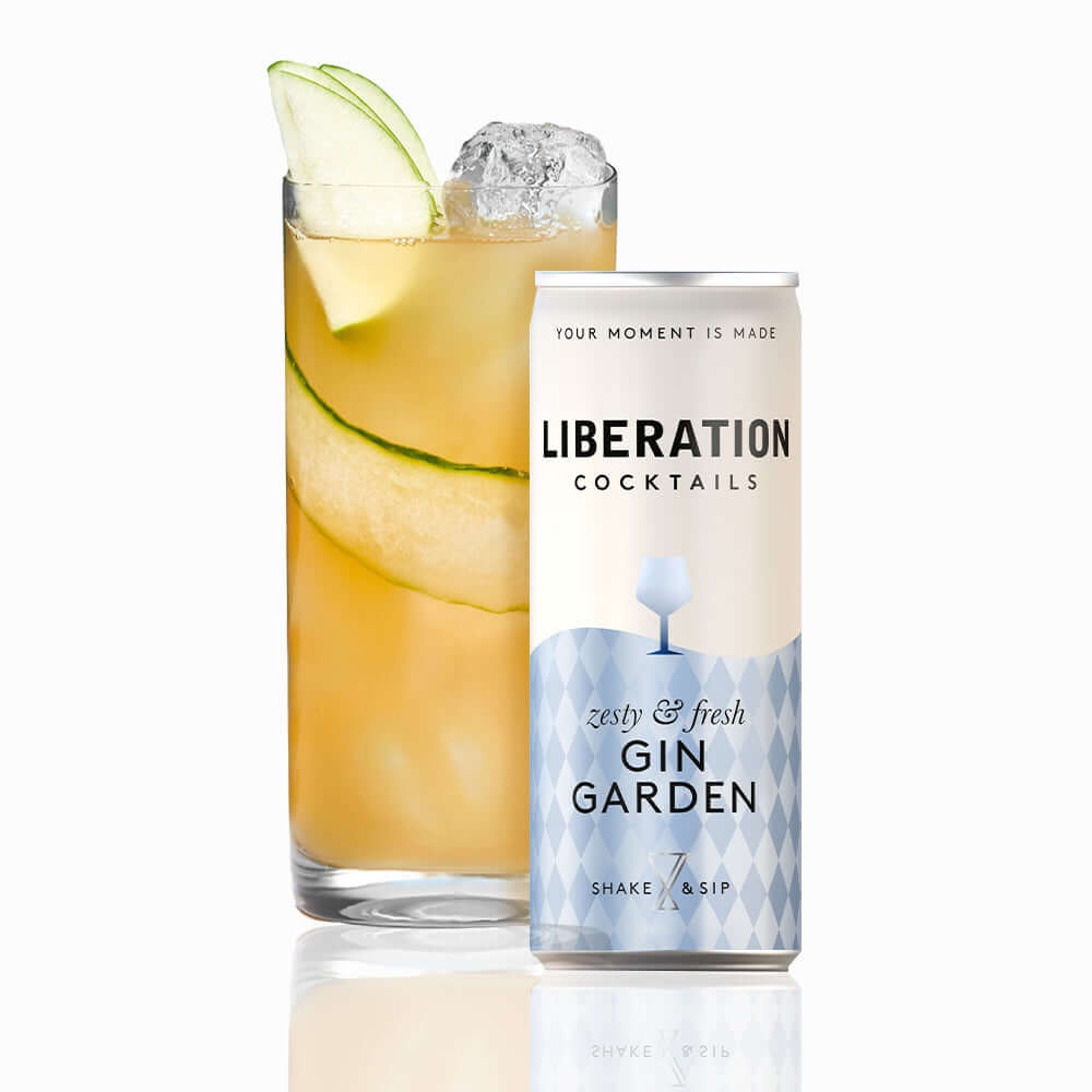 premade gin garden drink