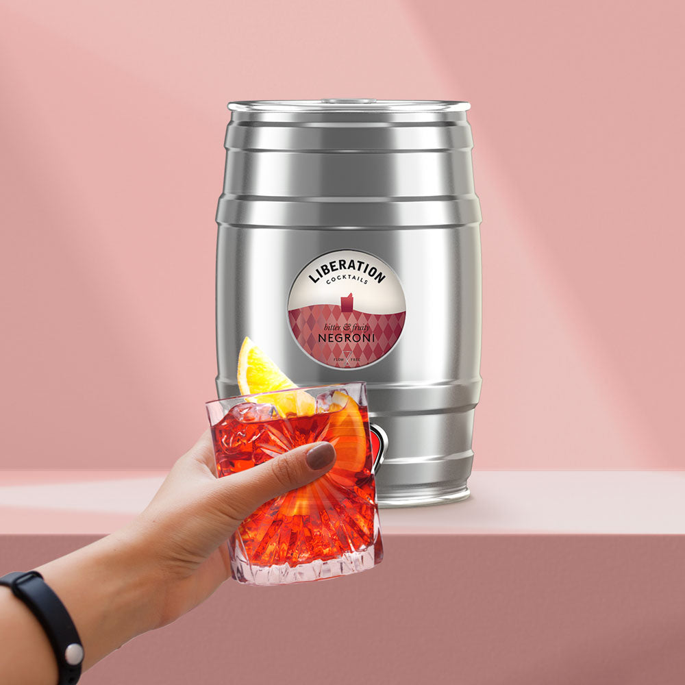 Negroni 5L Cocktail Keg, Ready Made Negroni Cocktail